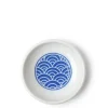 MIYA Company Sauce Dish 3-1/4" Blue Waves Mon Sale