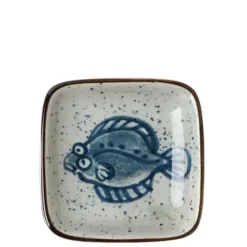MIYA Company Sauce Dish 3.5" Flounder Best