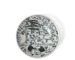 MIYA Company Sauce Dish 4" Happy Animals Outlet