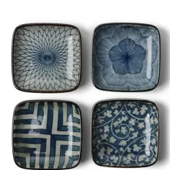 MIYA Company Sauce Dish 3.5" Vintage Set/4 New