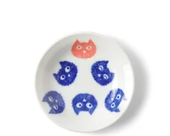 MIYA Company Sauce Dish Cat Furry Faces Outlet