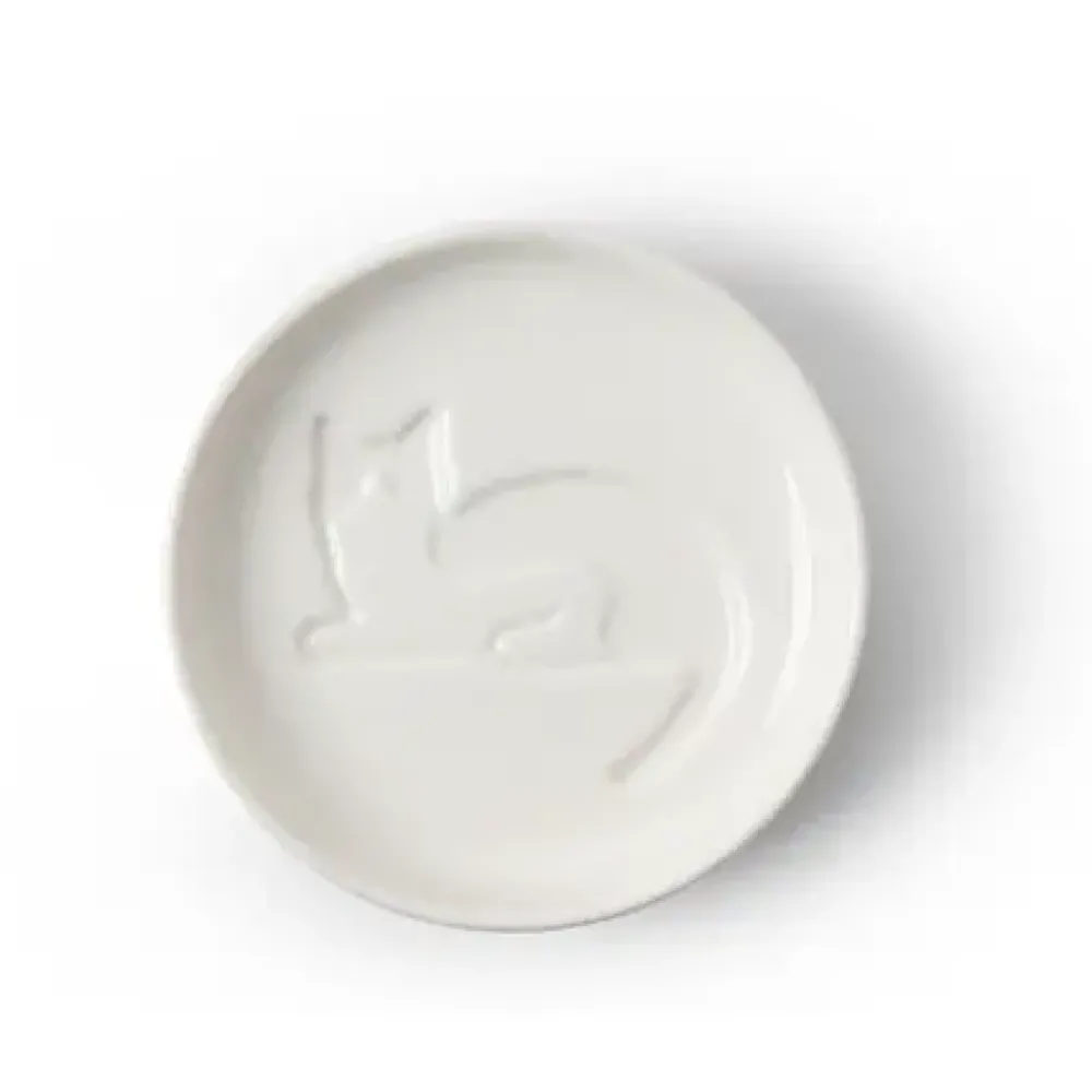 MIYA Company Sauce Dish Cat Laying Down