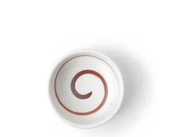 MIYA Company Sauce Dish White Caramel Swirl Outlet