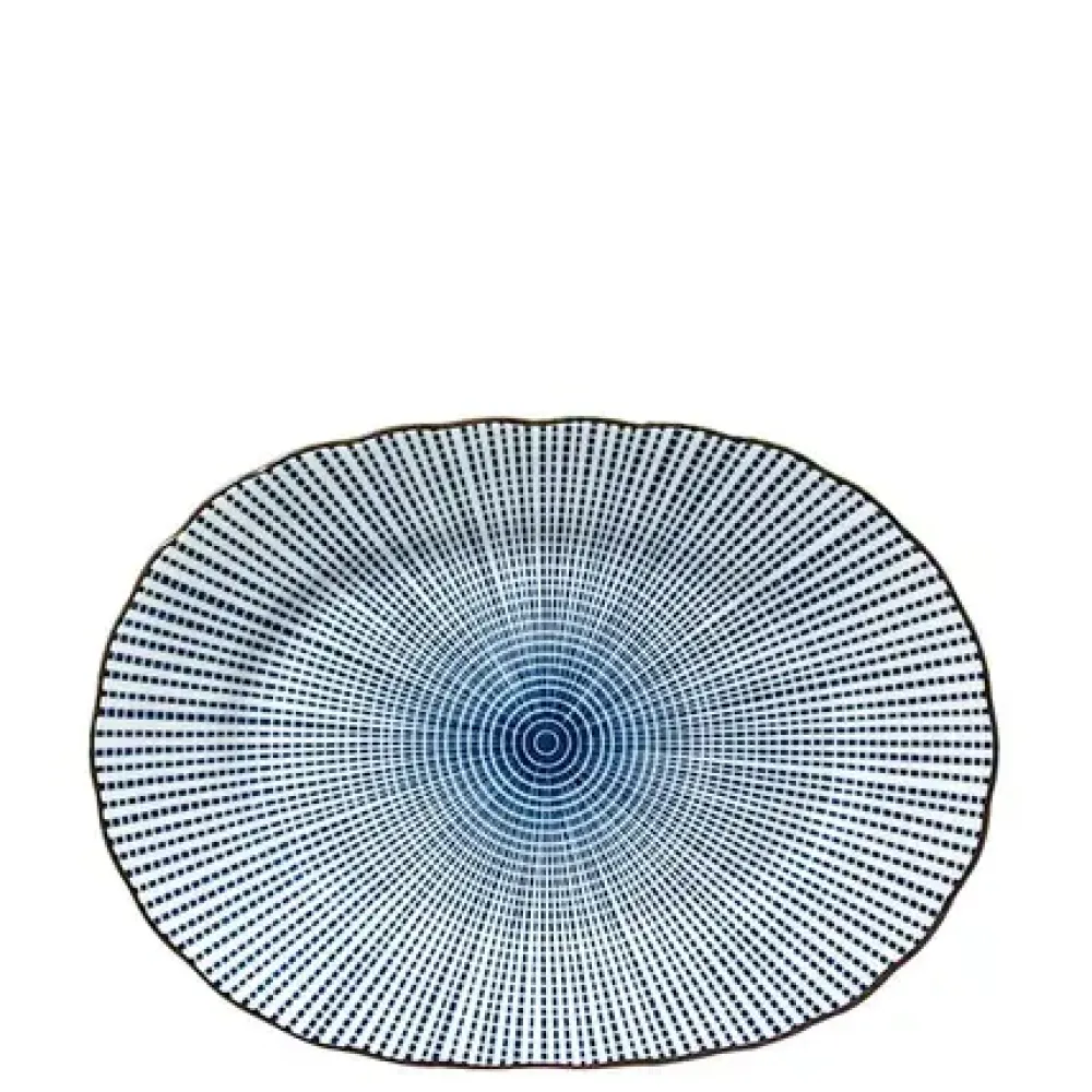 MIYA Company Sendan Tokusa 7.75" X 5.5" Oval Plate Best