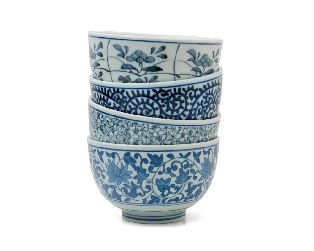 MIYA Company Sometsuke 5" Bowl Set New