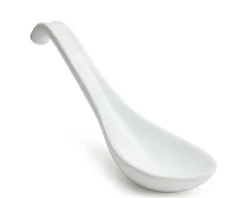 MIYA Company Soup Spoon With Hook - White Clearance