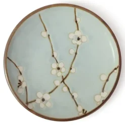 MIYA Company Spring Blossoms 4.75" Round Plate Online