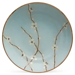 MIYA Company Spring Blossoms 9" Shallow Bowl Sale