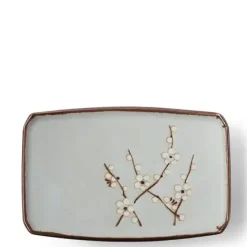 MIYA Company Spring Blossoms 7.25" X 5" Plate