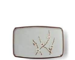 MIYA Company Spring Blossoms 7.25" X 5" Plate