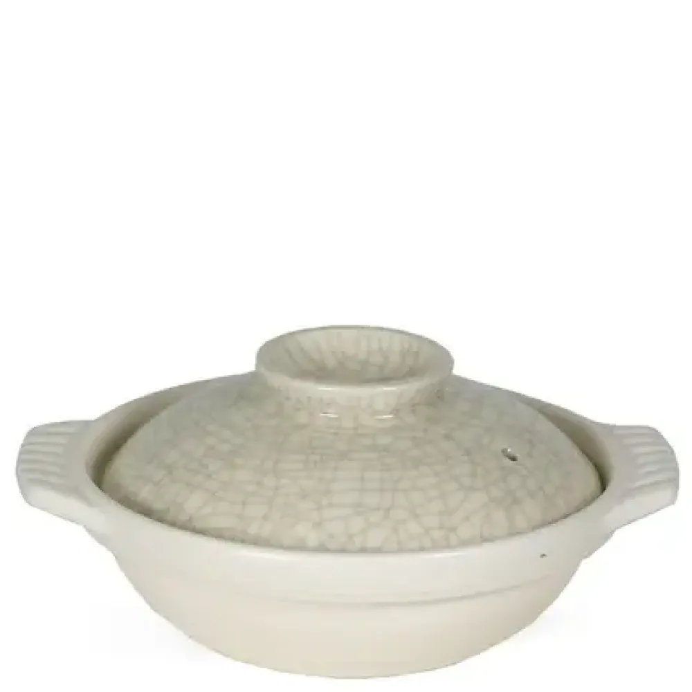 MIYA Company Sumi Kannyu White Donabe Casserole, 22 Oz. Best
