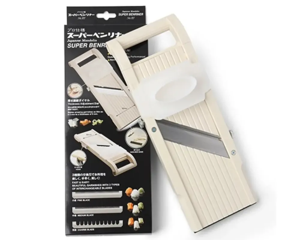 MIYA Company Super Benliner Mandoline Vegetable Slicer - Ivory Clearance