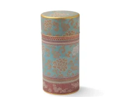 MIYA Company Tea Canister Brocade Peony Blue Online