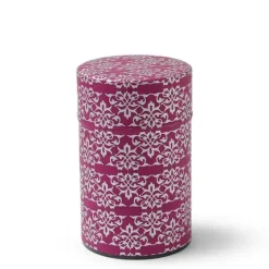 MIYA Company Tea Canister Fuschia/Silver Bar Clearance