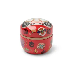 MIYA Company Tea Canister Red Daruma