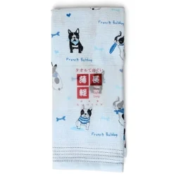 MIYA Company Tea Towel - Blue Frenchie Clearance