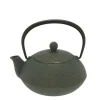 MIYA Company Teapot Cast Iron Bronze Waves Outlet