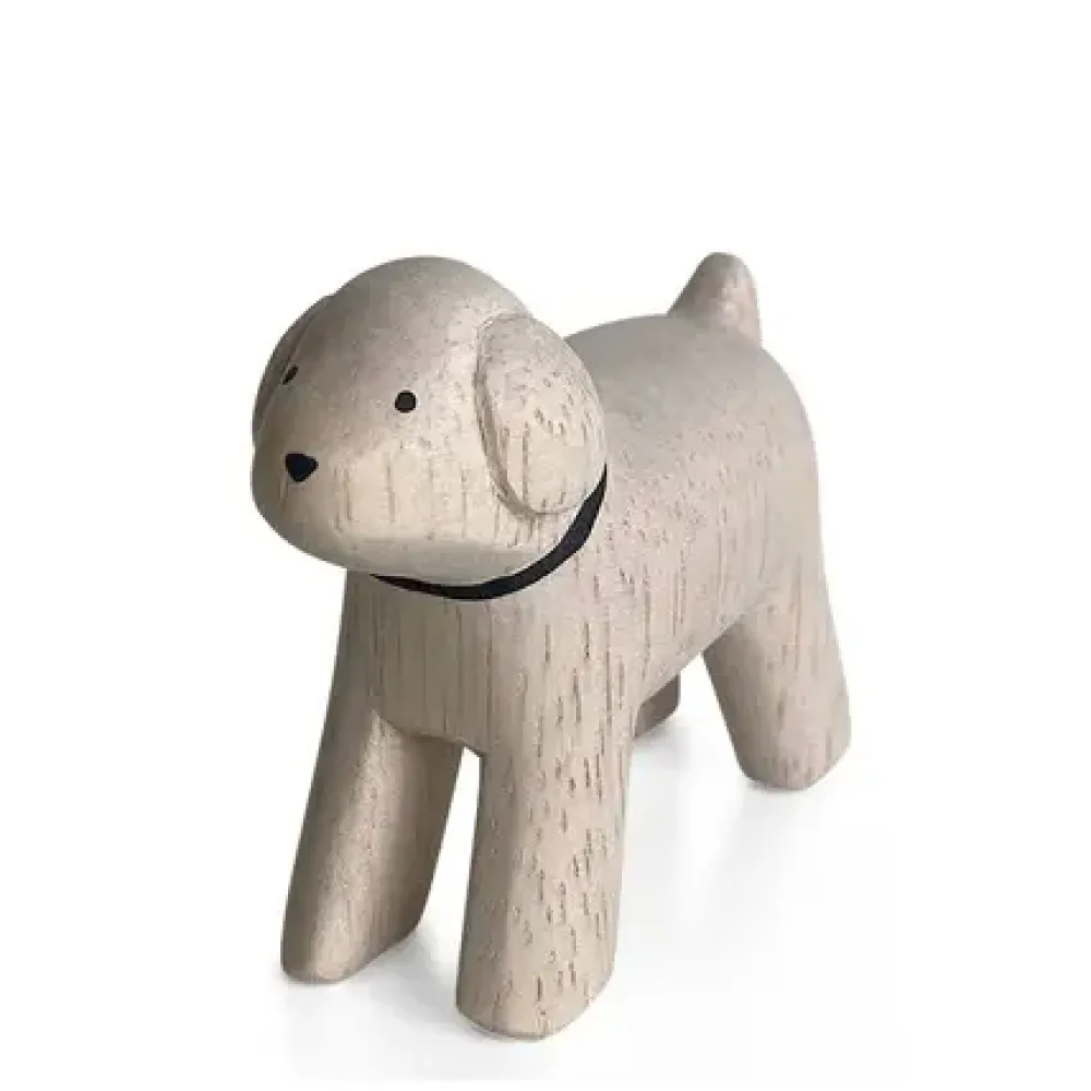 MIYA Company T-Lab Wooden Animal - Poodle Clearance