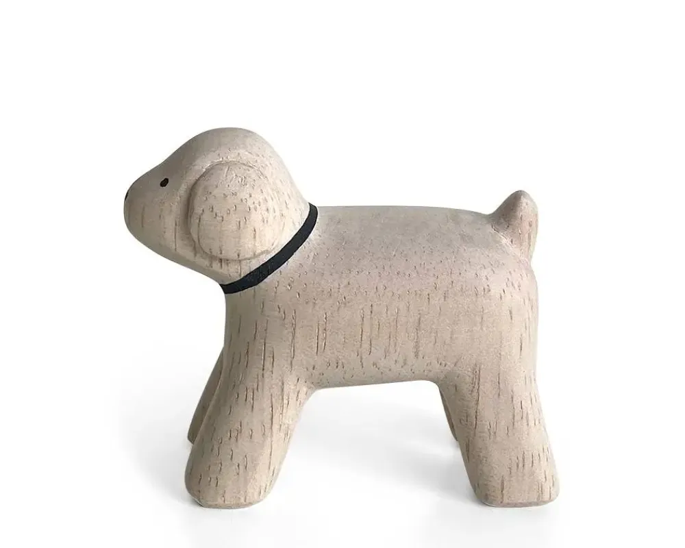 MIYA Company T-Lab Wooden Animal - Poodle Clearance