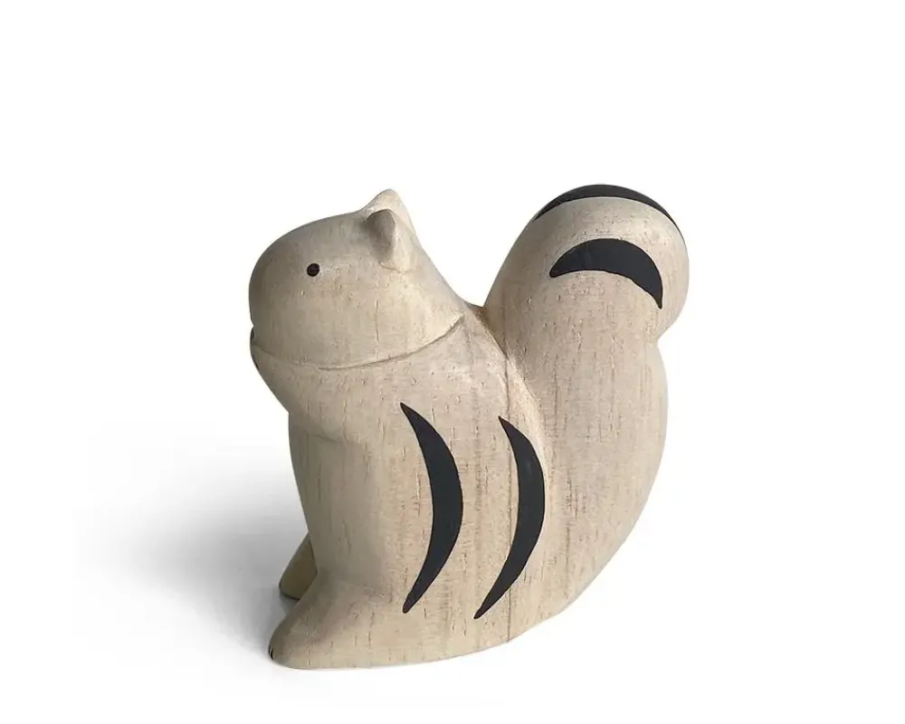 MIYA Company T-Lab Wooden Animal - Squirrel Clearance