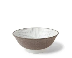 MIYA Company Tokusa Gray 8.25" Bowl New
