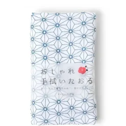 MIYA Company Towel Blue Asanoha Sale