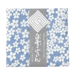 MIYA Company Towel Fuukin Sakura Blue Outlet