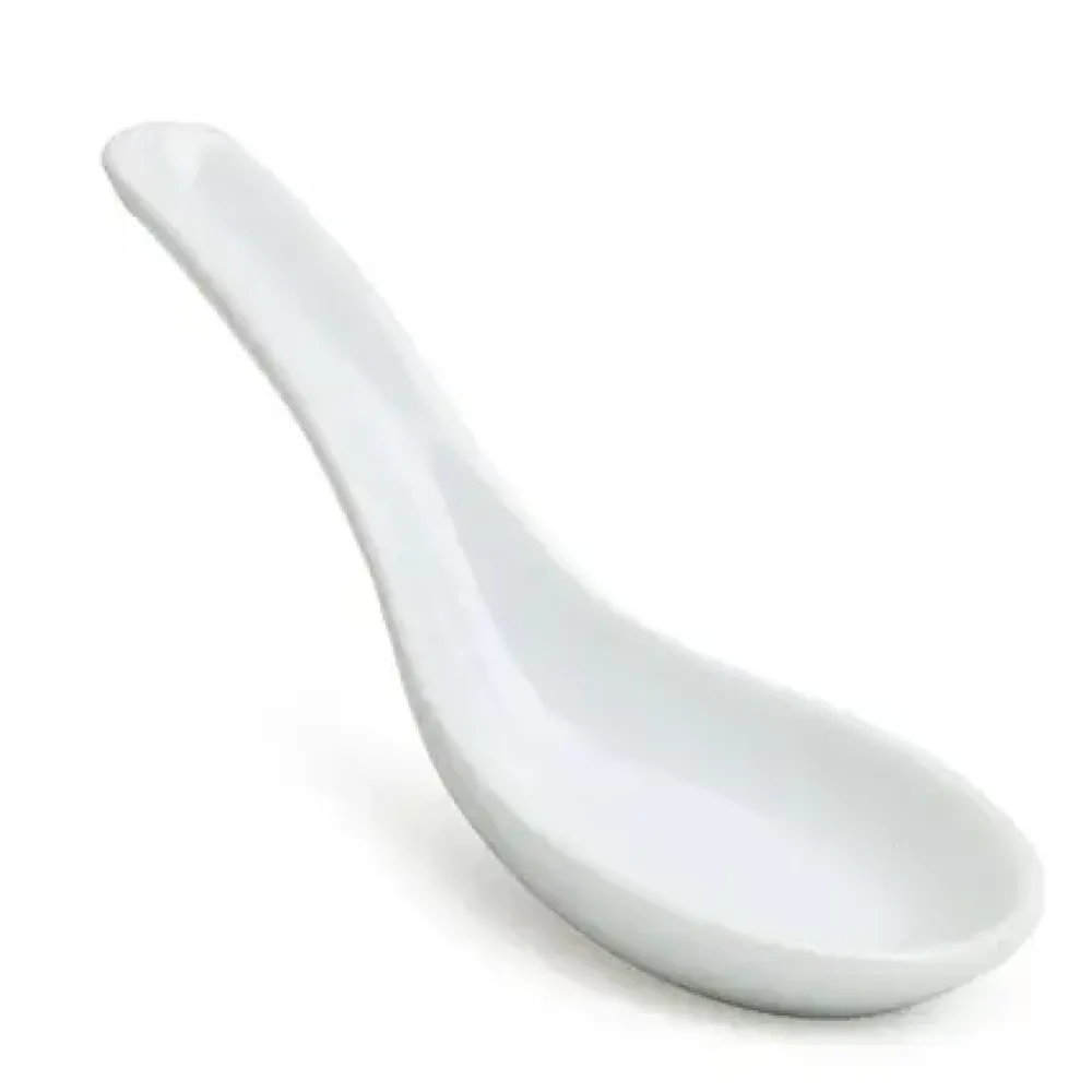 MIYA Company White Porcelain Soup Spoon Outlet